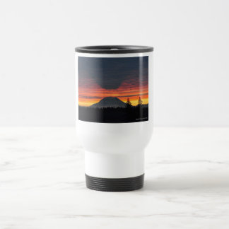 Taza De Viaje El Monte Rainier y su sombra