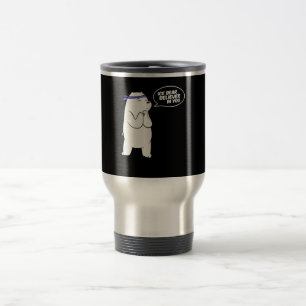 Taza De Viaje El Oso De Hielo Cree En Tu Amante Polar