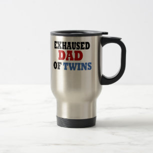 Taza De Viaje El padre gracioso de los gemelos