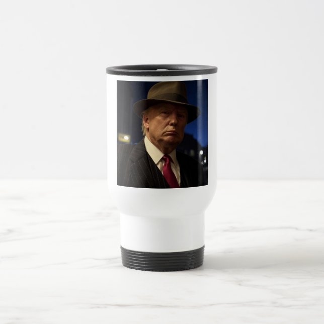 Taza De Viaje El padrino de América Don J. Trump (Centro)