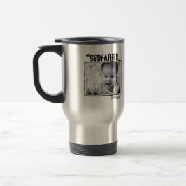 Taza De Viaje El padrino | Foto y nombre personalizados
