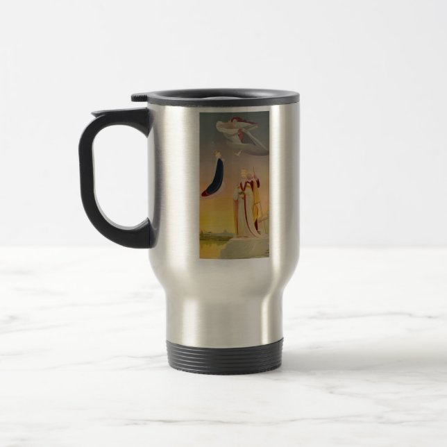 Taza De Viaje El Papa de Roma, la Virgen María y Jesús (Izquierda)
