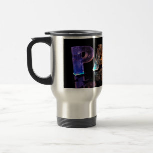 Taza De Viaje El Paul conocido en 3D se enciende (la fotografía