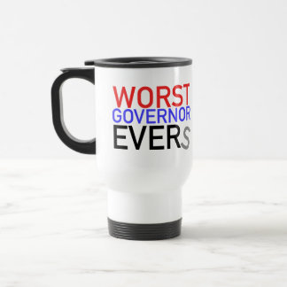 Taza De Viaje El peor gobernador, Evers Travel Mug