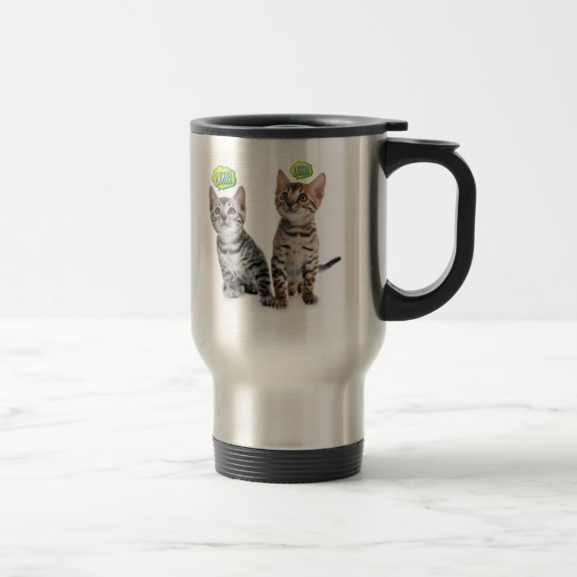Taza De Viaje El pequeño y encantador Gatito (Derecha)