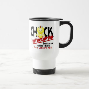 Taza De Viaje El polluelo interrumpió al cáncer de hueso 2