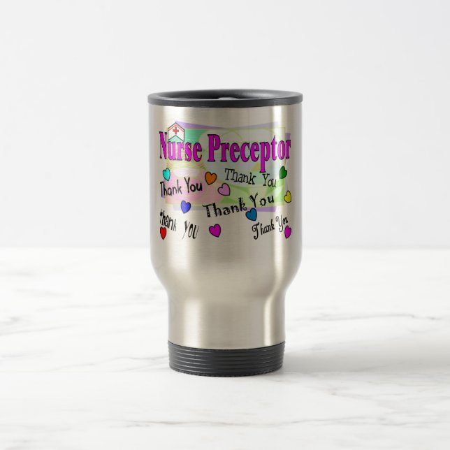 Taza De Viaje El Preceptor de la enfermera LE AGRADECE (Centro)