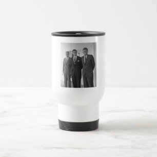 Taza De Viaje El presidente de América John Kennedy y hermanos,