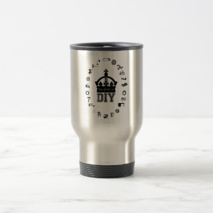 Taza De Viaje El rey de las letras negras de DIY