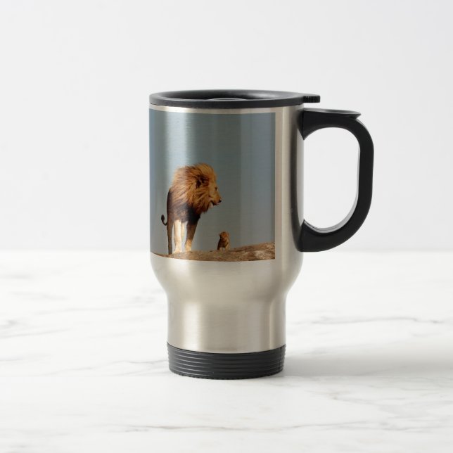 Taza De Viaje El rey del león (león y Cub adultos) (Derecha)