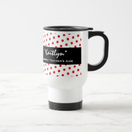 Taza De Viaje El rojo del ASISTENTE del PROFESOR impresionante