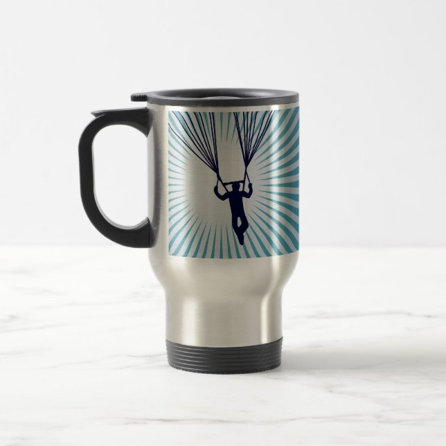 Taza De Viaje el skydiving altísimo (Izquierda)
