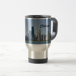 Taza De Viaje El Skyline de Chicago