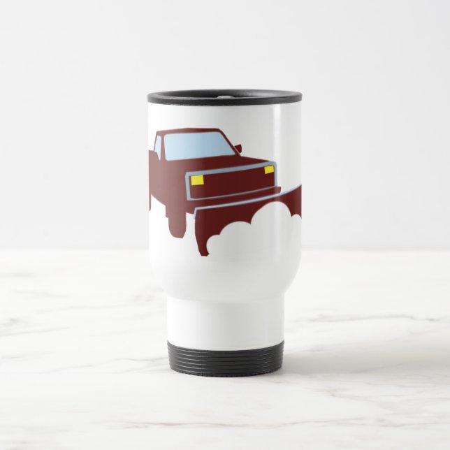 Taza De Viaje el snowplowing (Centro)