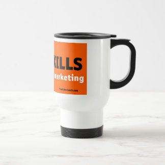 Taza De Viaje El Spam MATA a la taza blanca del viaje