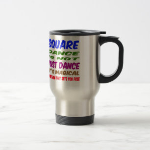 Taza De Viaje El square dance no es apenas danza que es mágico