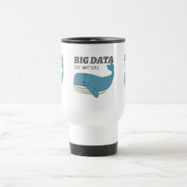 Taza De Viaje El tamaño de Big Data importa Mug