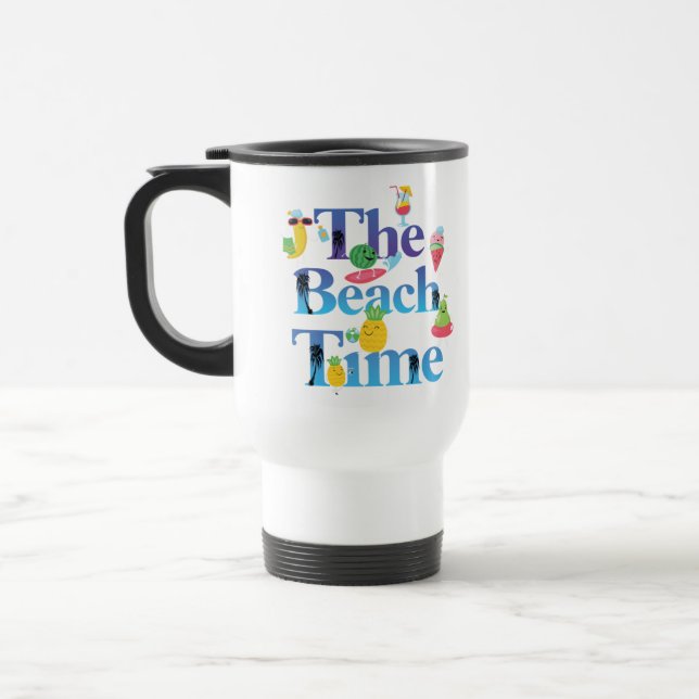 Taza De Viaje El tazón del tiempo de playa (Izquierda)