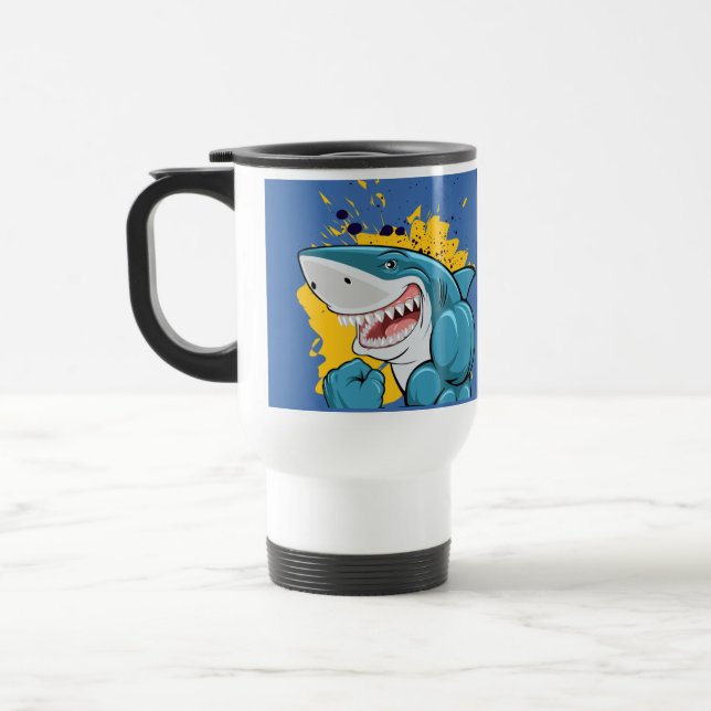 TAZA DE VIAJE EL TIBURÓN  (Izquierda)