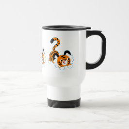Taza De Viaje El tigre Personalizado, listo para jugar al matamo