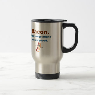 Taza De Viaje El tocino consigue vegetarianos sentimentales