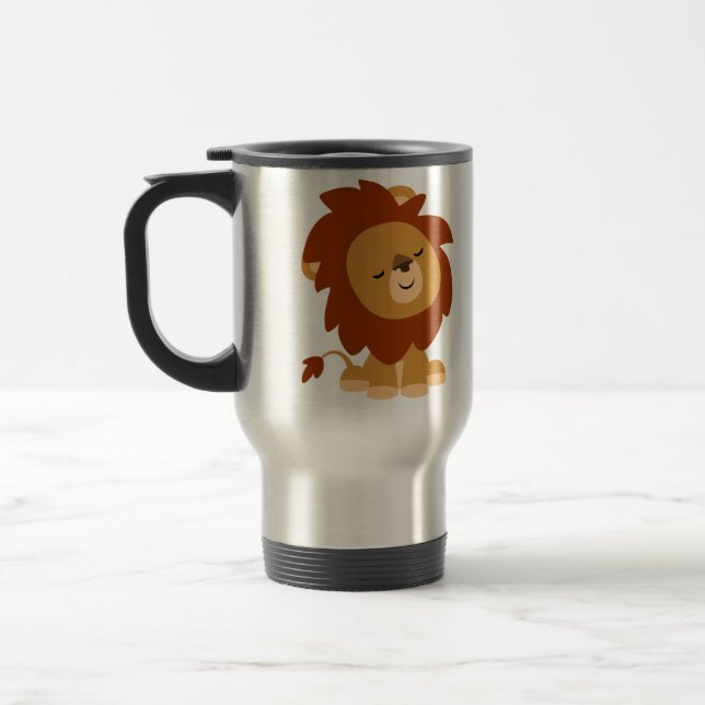 Taza De Viaje El tranquilo viajero Personalizado de leones (Izquierda)