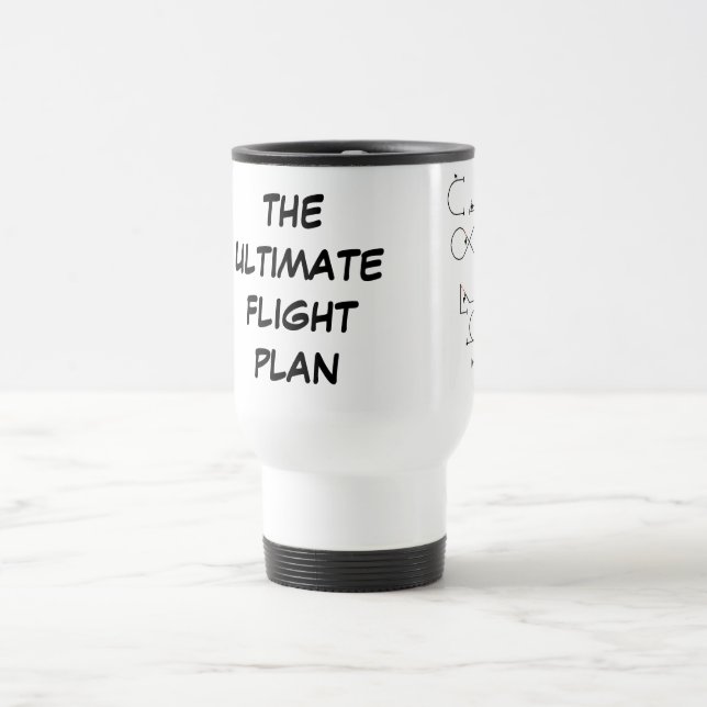 Taza De Viaje El último plan de vuelo (Centro)