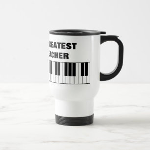 Taza De Viaje El viaje más grande del profesor del piano del