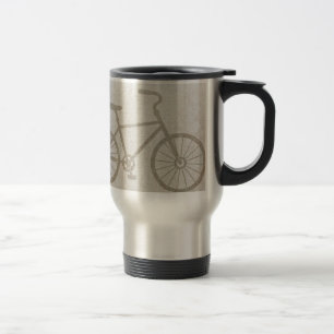 Taza De Viaje El vintage de la bici se divierte destino del amor
