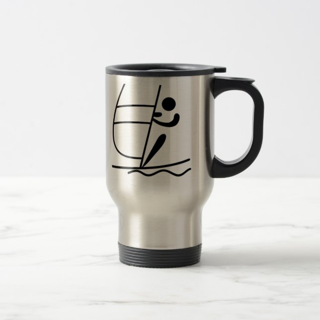 Taza De Viaje El Windsurfing (Derecha)
