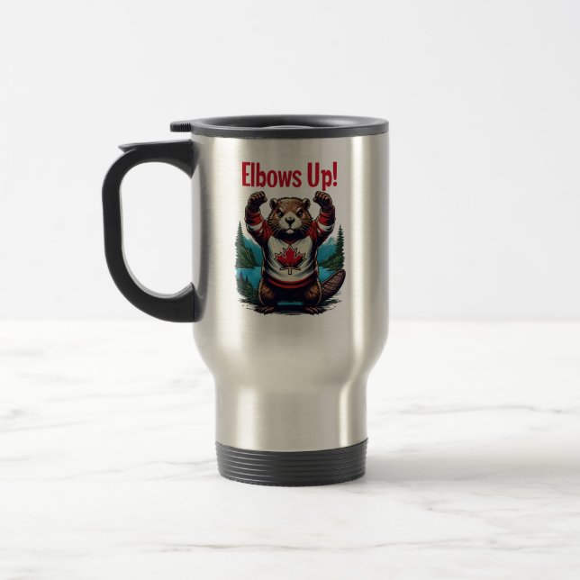 Taza De Viaje Elbows Up Canada (Izquierda)