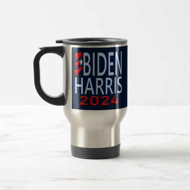 Taza De Viaje Elecciones presidenciales de Biden Harris 2024 (Izquierda)