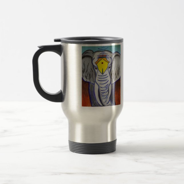 Taza De Viaje Elefante blanco (Izquierda)