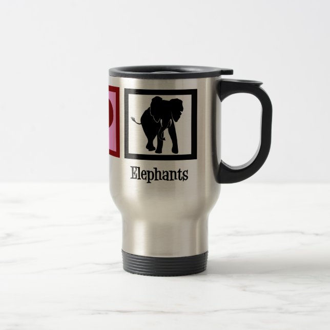 Taza De Viaje Elefante Cute (Derecha)