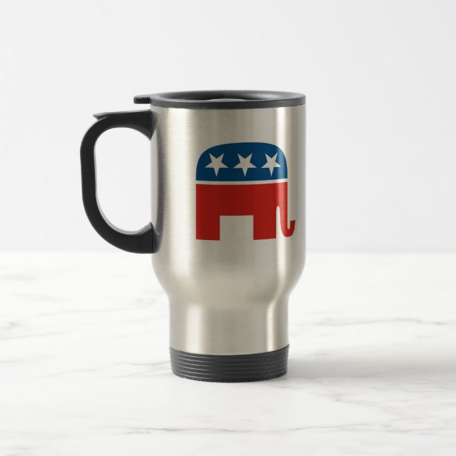 Taza De Viaje elefante del Partido Republicano de los Estados (Izquierda)