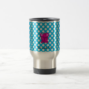 Taza De Viaje Elefante rosado lindo