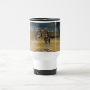 Taza De Viaje Elefante salta por la jirafa