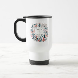 Taza De Viaje Elegancia floral encantada