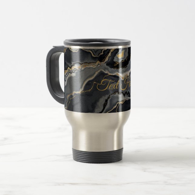 Taza De Viaje Elegante barrido de viaje personalizado (Anverso izquierdo)