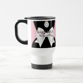 Taza De Viaje Elegante madre de embarazo étnico de Tiffany rosa 