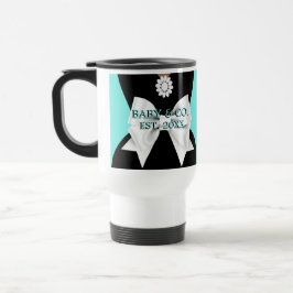 Taza De Viaje Elegante madre del embarazo étnico de Aqua Tiffany
