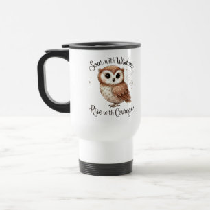Taza De Viaje Elegante y atractiva peluca de diseño de búho