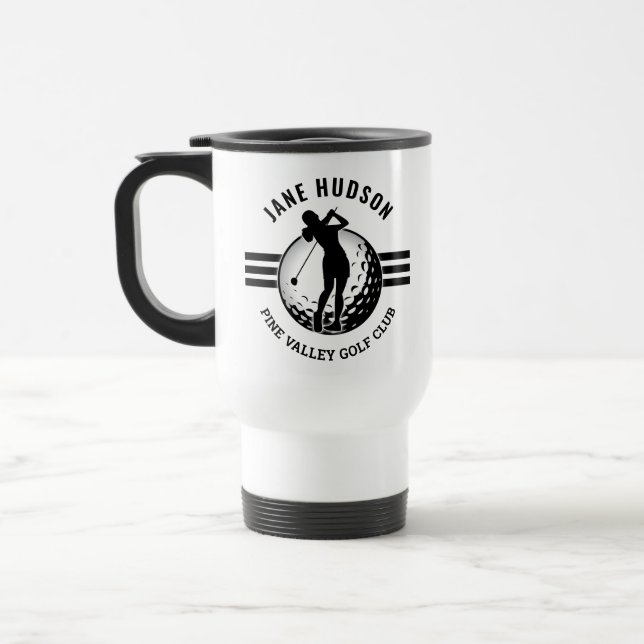 Taza De Viaje Elegantes mujeres diseño de golf (Izquierda)