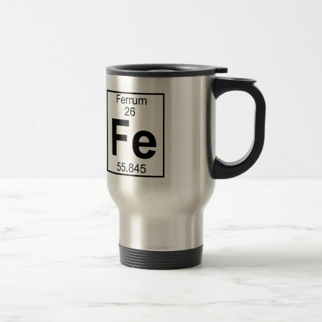 Taza De Viaje Elemento 026 - FE - Ferrum (lleno) (Derecha)