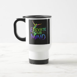 Taza De Viaje "Eleva tu mente" tazón de café de viaje