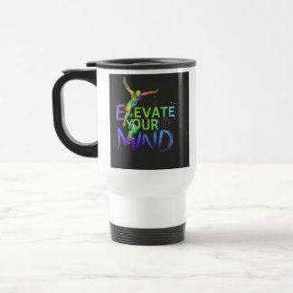 Taza De Viaje "Eleva tu mente" tazón de café de viaje
