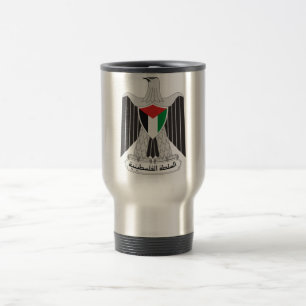 Taza De Viaje emblema autoridad palestina