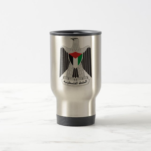 Taza De Viaje emblema autoridad palestina (Centro)