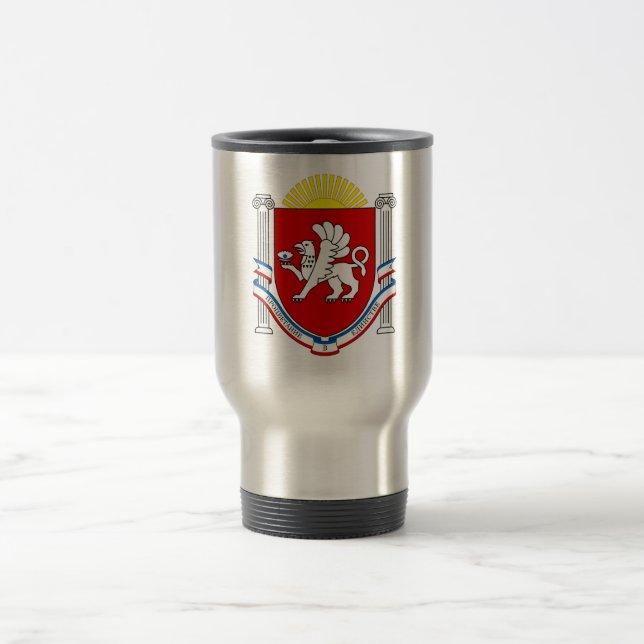 Taza De Viaje Emblema de Crimea (Centro)