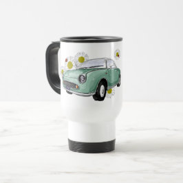 Taza De Viaje Emerald Green Figaro mug - reisbeker